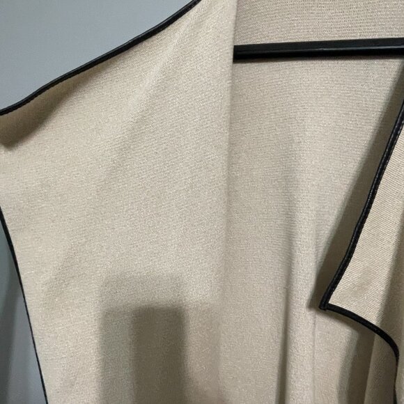 Zara Ivory Knit Open Front Sweater Coat Size S - Picture 7 of 12